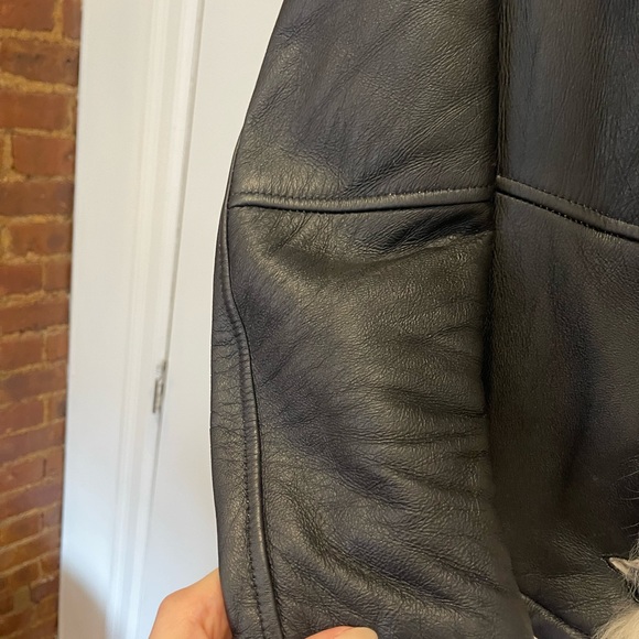 Frame shearling jacket - Picture 6 of 12